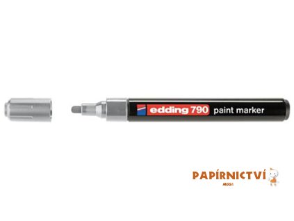 Lakový popisovač EDDING 790 - stříbrný
