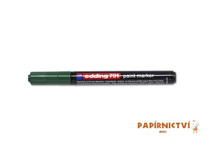 Lakový popisovač EDDING 791 - zelený