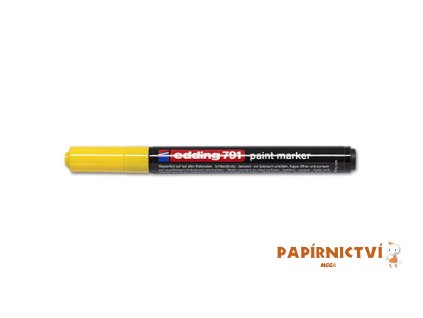 Lakový popisovač EDDING 791 - žlutý