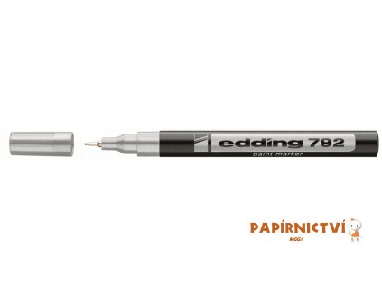 Lakový popisovač EDDING 792 - stříbrný
