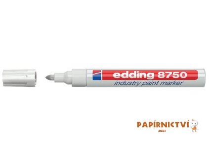 Lakový průmyslový popisovač EDDING 8750, bílý