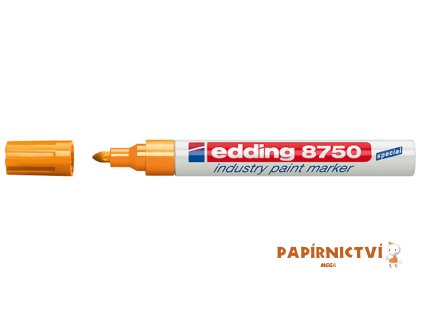 Lakový průmyslový popisovač EDDING 8750, oranžový