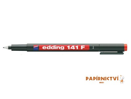 Permanentní popisovač EDDING 141 F - červený
