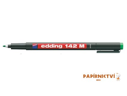 Permanentní popisovač EDDING 142 M - zelený