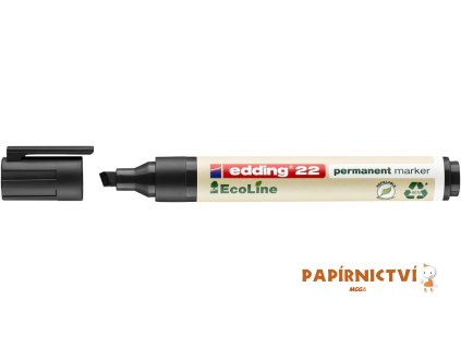 Permanentní popisovač EDDING 22 EcoLine - černý