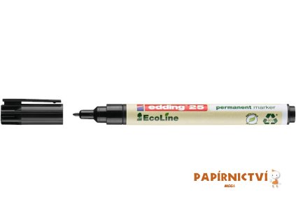 Permanentní popisovač EDDING 25 EcoLine - černý