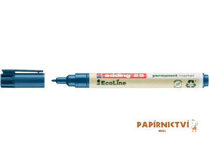 Permanentní popisovač EDDING 25 EcoLine - modrý
