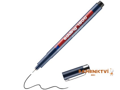 Pero pro technické kreslení EDDING 1800 0,1 mm - černý