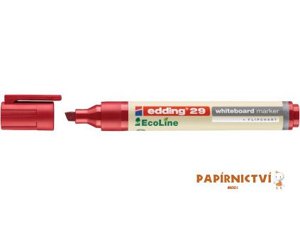 Popisovač na bílé tabule EDDING 29 Ecoline - červený
