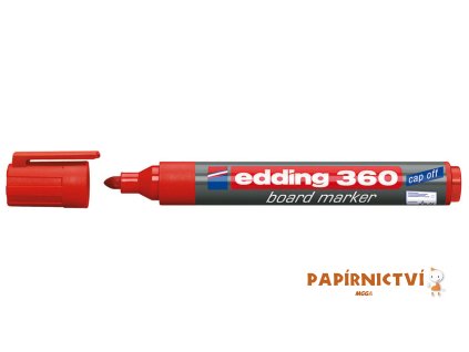 Popisovač na bílé tabule EDDING 360 - červený