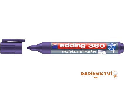 Popisovač na bílé tabule EDDING 360 - fialový
