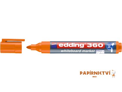 Popisovač na bílé tabule EDDING 360 - oranžový