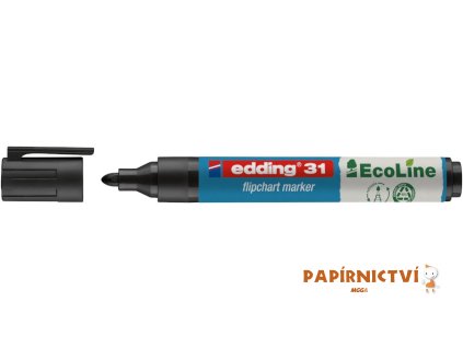 Popisovač na flipchart EDDING 31 EcoLine - černý
