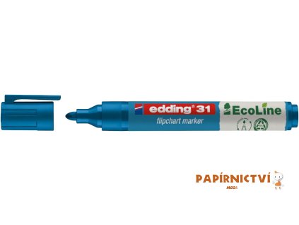 Popisovač na flipchart EDDING 31 EcoLine - modrý