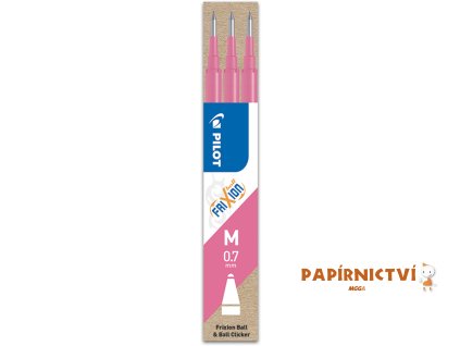Náplň FriXion Ball 0,7 -Sada 3 ks - růžová