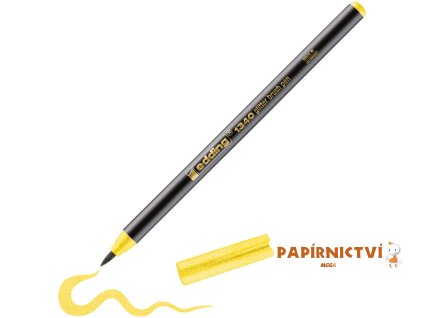 Štětcový fix EDDING 1340, třpytivě žlutý (645)