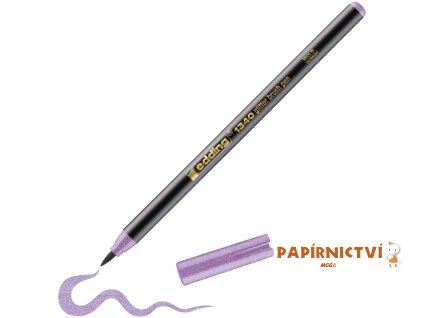 Štětcový fix EDDING 1340, třpytivě fialový (648)