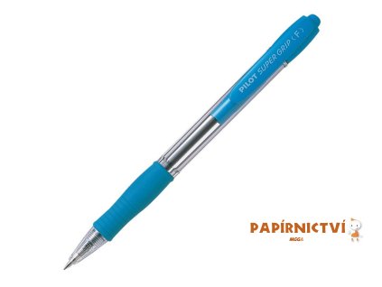 Kuličkové pero Super Grip - světle modré
