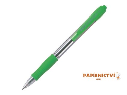 Kuličkové pero Super Grip - světle zelené