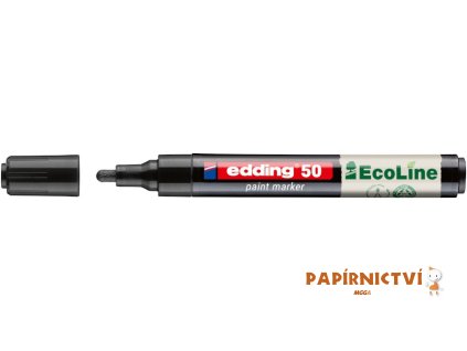 Lakový popisovač EDDING EcoLine 50, černý