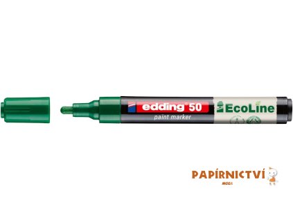 Lakový popisovač EDDING EcoLine 50, bílý
