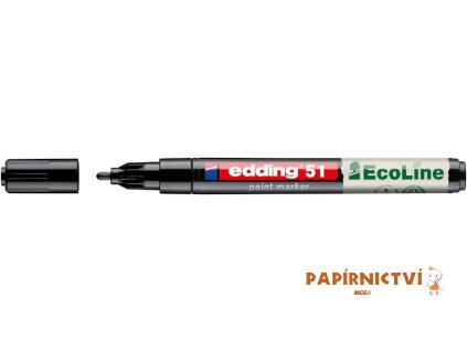 Lakový popisovač EDDING EcoLine 51, černý