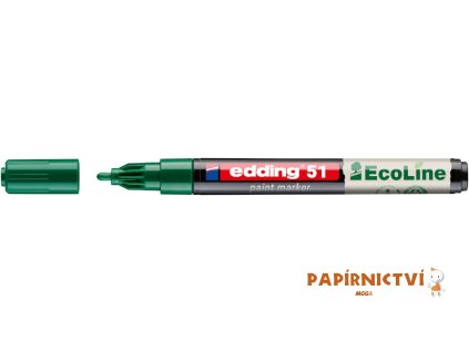 Lakový popisovač EDDING EcoLine 51, zelený
