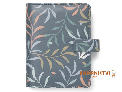 Filofax, Diář Botanical, Kapesní, Modrá