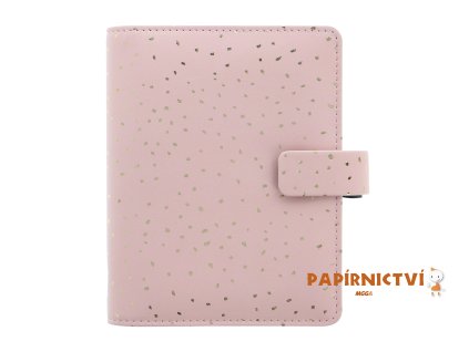 Filofax, Diář Confetti, rose quartz, kapesní