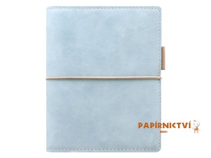 Filofax, Diář Domino Soft, kapesní, pastelová modrá