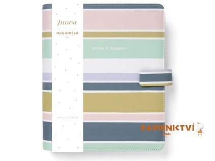 Filofax, Diář Good Vibes, A5, Stripes