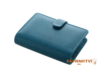 Filofax, Diář Saffiano, mini, akvamarínová