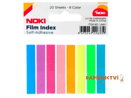 Samolepicí barevné záložky NOKI MEMO Film Index 8 barev