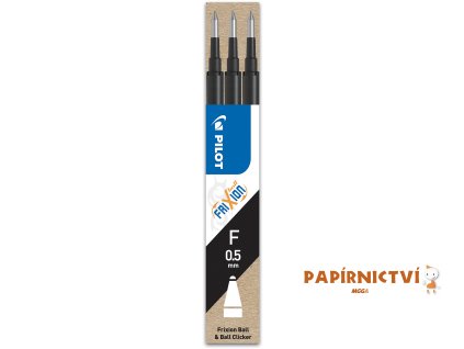 Náplň FriXion Ball 0,5 -Sada 3 ks - černá