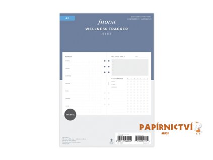 Filofax, Náplň A5, wellness plánování