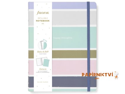 Filofax, Notebook Good Vibes, A5, Stripes