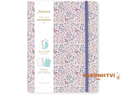Filofax, Notebook Meadow, A5, růžová