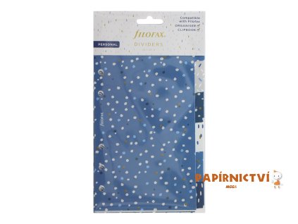 Filofax, Rozřazovač pro diáře, Indigo, osobní