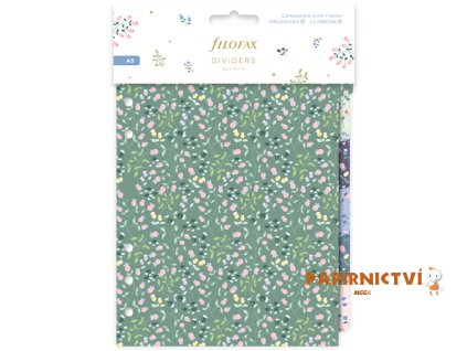 Filofax, Rozřazovač pro diáře, Meadow, A5, 6 záložek