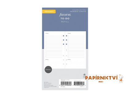 Filofax, Sledování úkolů, Osobní