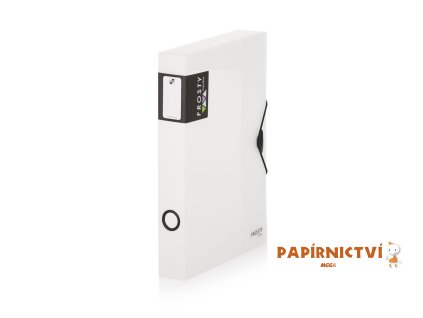 Krabice PP s gumou A4 maxi 45 Opaline Frosty čirá 2-499