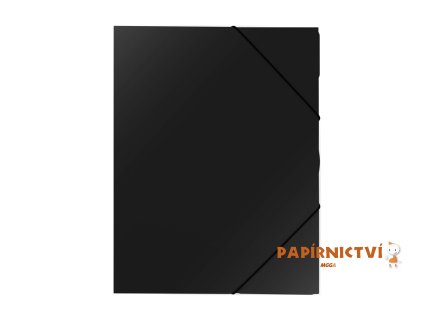 Sloha PP s gumou A4 Classic černá 2-531