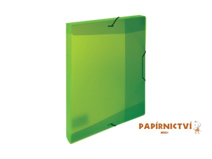 Krabice PP s gumou A5 Opaline zelená 2-565