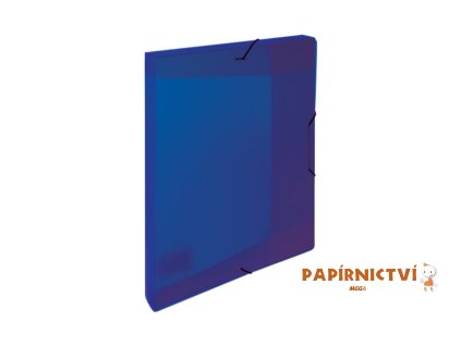 Krabice PP s gumou A5 Opaline modrá 2-567