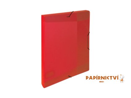 Krabice PP s gumou A5 Opaline růžová 2-568