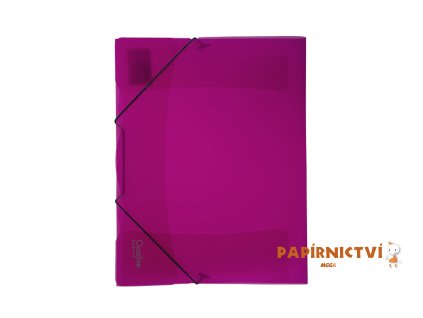Sloha s gumou Opaline magenta 2-884
