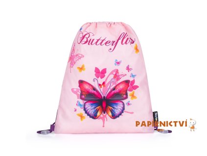 Sáček na cvičky Motýl 3-05721