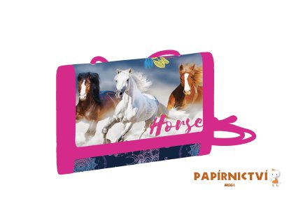 Dětská textilní peněženka kůň 3-59824