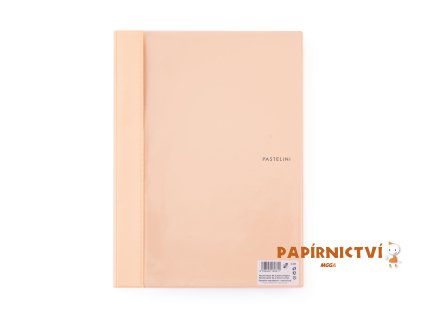 Rychlovazač A4 PVC s kapsou PASTELINI meruňková 5-435