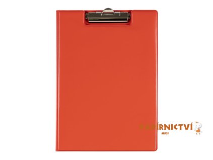 Dvojdeska A4 plast,skřipec Classic červená 5-582